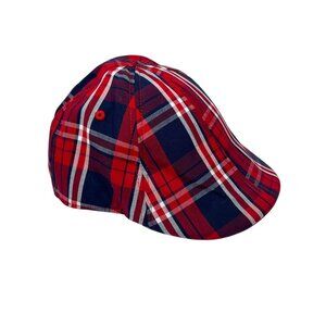 Boston Scally Co. The Liberty Plaid Trainer Red White Blue Plaid- Size XXXL